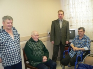 12.02.14г.  Встреча проживающих с участником боевых действий