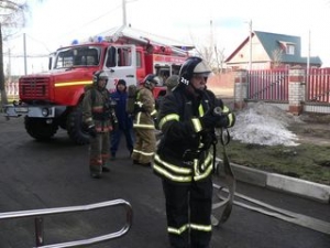 12.03.14г.  Проведение тренировочного занятия по эвакуации людей из здания